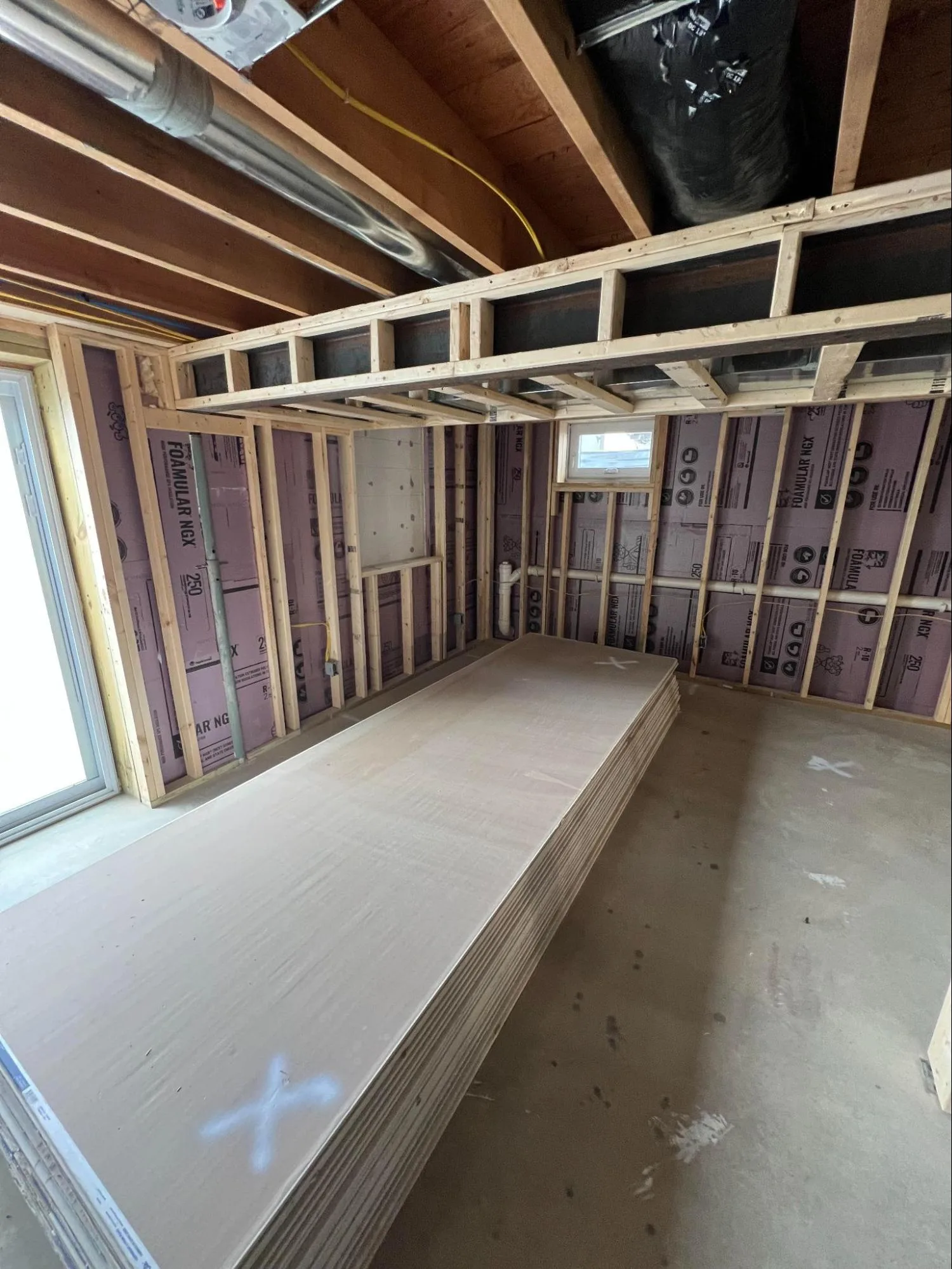 Rigid Foam Board Insulation for basement walls